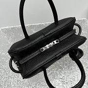 Jacquemus Turismo Small Soft Bowling Bag Black 26x16x11cm - 6