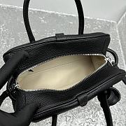 Jacquemus Turismo Small Soft Bowling Bag Black 26x16x11cm - 4