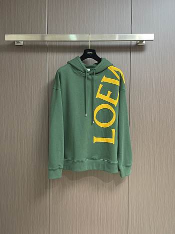 Loewe Relaxed Fit Hoodie Green