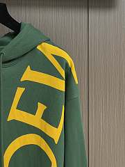 Loewe Relaxed Fit Hoodie Green - 2