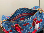Louis Vuitton LV x TM Speedy Soft 30 Denim Blue 30x21x17cm - 5