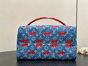 Louis Vuitton LV x TM Speedy Soft 30 Denim Blue 30x21x17cm - 3