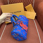 Louis Vuitton LV Keepall Bandoulière 25 Blue/Red 25x15x11cm - 5