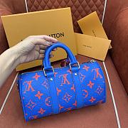 Louis Vuitton LV Keepall Bandoulière 25 Blue/Red 25x15x11cm - 3