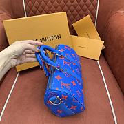 Louis Vuitton LV Keepall Bandoulière 25 Blue/Red 25x15x11cm - 4