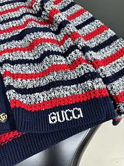 Gucci Striped Cotton Cardigan Intarsia - 4