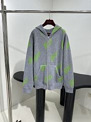 Gucci Wool Knit Zip Jacket - 1