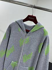 Gucci Wool Knit Zip Jacket - 2