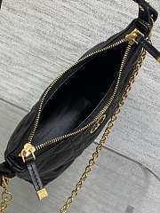 Dior Diorling Mini Bag Black with Chain 21x17x7cm - 6
