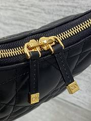 Dior Diorling Mini Bag Black with Chain 21x17x7cm - 5