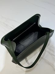 The Row Peggy Clutch Bag Green 28x16x12cm - 2