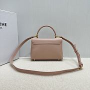 Celine Teen Nino Bag Calfskin Pink 20.5x13x8cm - 2