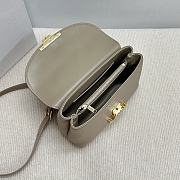 Celine Teen Nino Bag Calfskin Taupe 20.5x13x8cm - 5