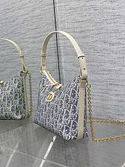 Dior 30 Montaigne Diorling Mini Bag Blue Chain 21x17x7cm - 3