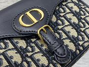 Dior 30 Montaigne Pocket Blue Bag 19.5x11x6.5cm - 4