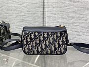 Dior 30 Montaigne Pocket Blue Bag 19.5x11x6.5cm - 2