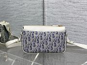 Dior 30 Montaigne Pocket Light Blue Bag 19.5x11x6.5cm - 2