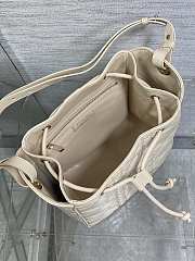 Dior D-Motion Bag White Gold 23x24x13cm - 6