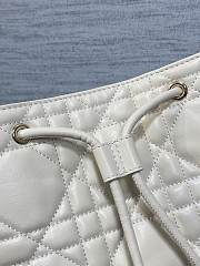 Dior D-Motion Bag White Gold 23x24x13cm - 3