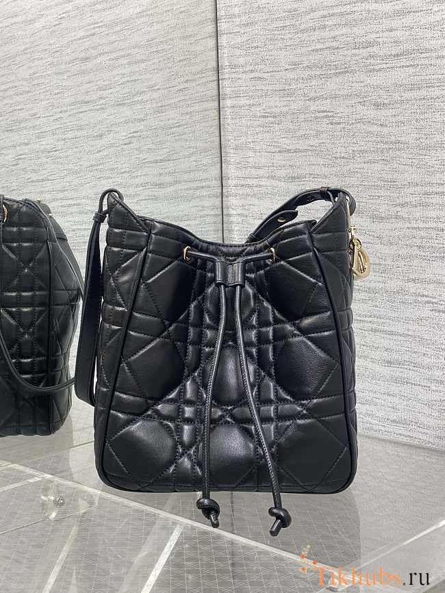 Dior D-Motion Bag Black Gold 23x24x13cm - 1