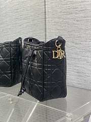 Dior D-Motion Bag Black Gold 23x24x13cm - 4