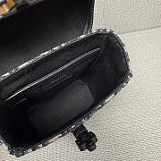 Dior Mini Hit the Road Vertical Blue Messenger Bag 20x13x7cm - 6