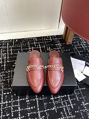 Chanel Red Loafer - 1