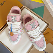 Louis Vuitton LV Trainer Pink Sneaker - 3