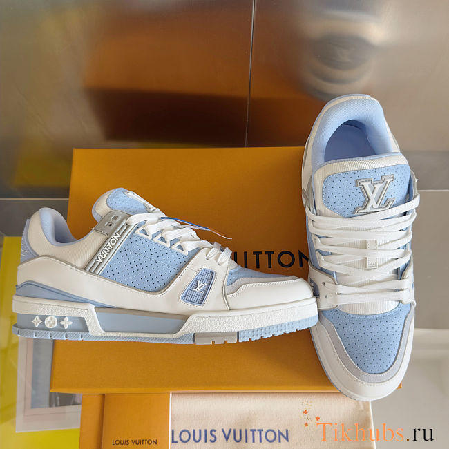Louis Vuitton LV Sneaker Trainer Blue  - 1