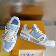 Louis Vuitton LV Sneaker Trainer Blue  - 4