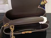Louis Vuitton LV Capucines MM Souple Chocolate Brown 33x24x12cm - 6