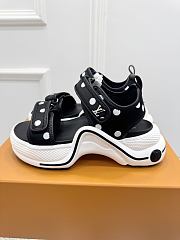 Louis Vuitton LV Archlight Flat Sandals Black - 3