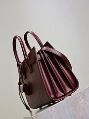 YSL Sac De Jour Bag Red Smooth Calfskin 26cm - 3