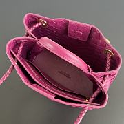 Bottega Veneta Small Andiamo Purple 25x22x10.5cm - 6