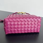 Bottega Veneta Small Andiamo Purple 25x22x10.5cm - 3