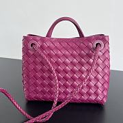 Bottega Veneta Small Andiamo Purple 25x22x10.5cm - 2