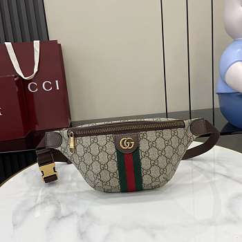 Gucci Ophidia Small Belt Bag Brown 30x14x4.5cm