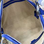 Gucci GG Multicolor Medium Duffle Bag Blue 45x30x24.5cm - 2