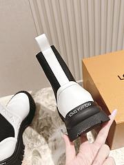 Louis Vuitton LV Ruby Flat Ankle White Boots - 5