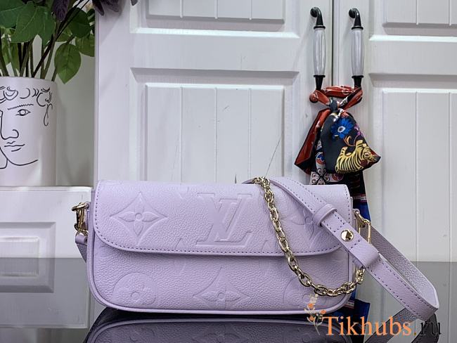 Louis Vuitton LV Wallet On Chain Ivy Purple 23.5x12x4.3cm - 1