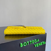 Bottega Veneta Long Clutch Andiamo With Handle Yellow 31x13x3cm - 5