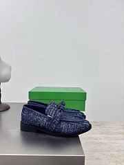 Bottega Veneta Astaire Navy Blue Loafer - 4