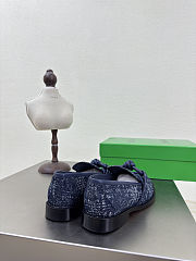 Bottega Veneta Astaire Navy Blue Loafer - 3