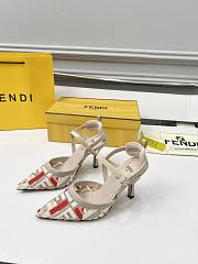 Fendi Colibrì FF-Motif Slingback Pumps 85mm - 3