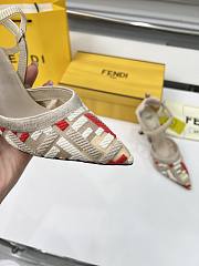 Fendi Colibrì FF-Motif Slingback Pumps 85mm - 2