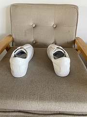 Hermes White Leather Quicker Sneakers - 3