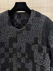 Louis Vuitton LV Denim Bouclette Collarless Jacket - 3