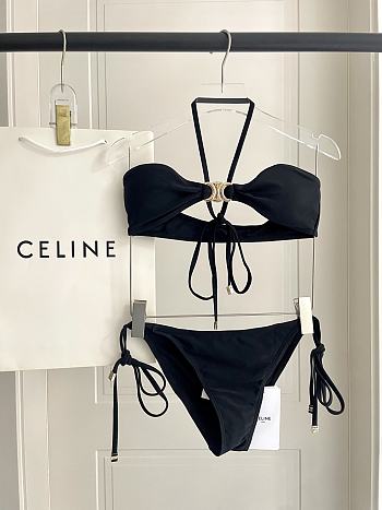 Celine Black Bikini 02