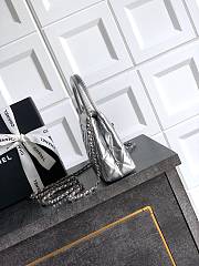 Chanel Mini Kelly Silver 13x19x7cm - 3
