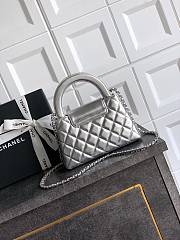 Chanel Mini Kelly Silver 13x19x7cm - 2